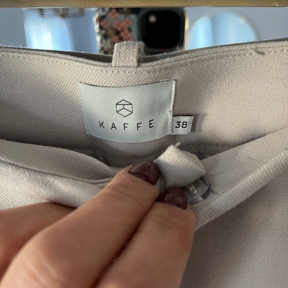 KAFFE beige pants - Picture 5 of 7